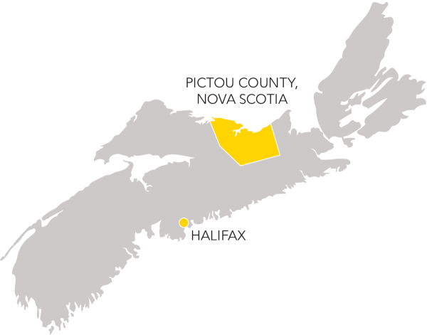 Map Pictou County